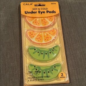 CALA Hot & Cold Under Eye Pads Fruits 2 Pairs NEW